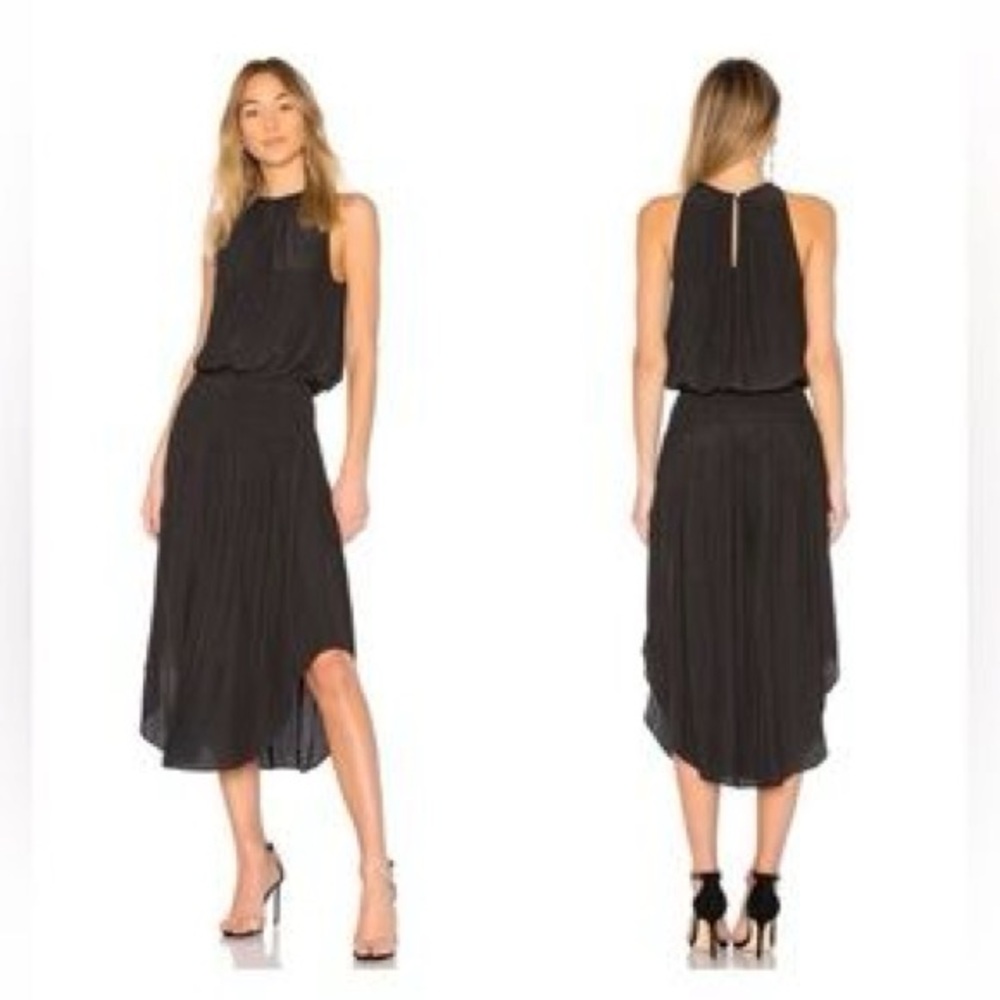 Ramy Brook Black Midi Dress